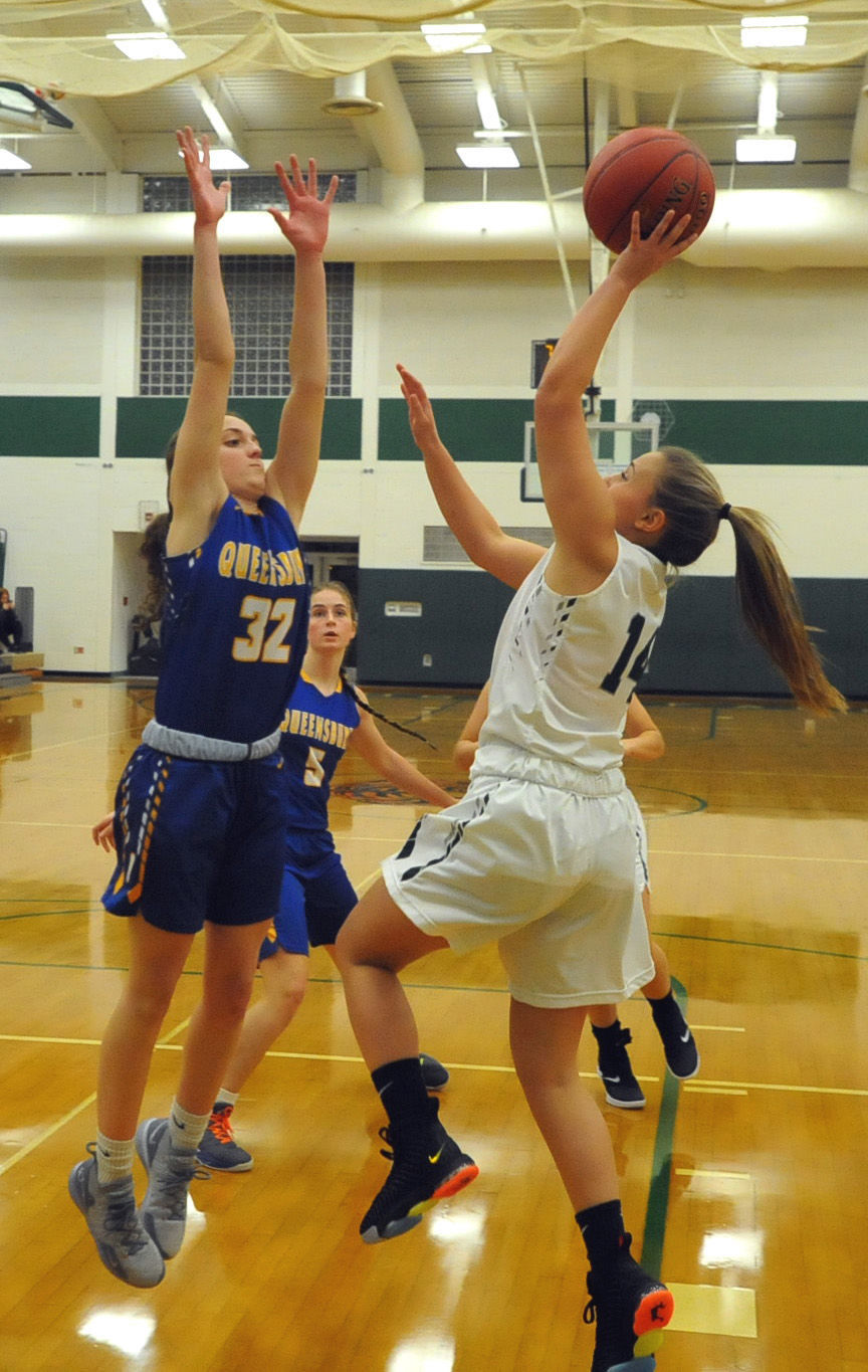 Girls basketball: Queensbury at Hudson Falls